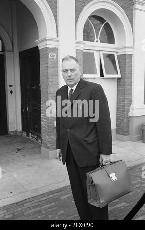 Case Van der Putten. Frans van der Putten, 23 mars 1962, jugement, pays-Bas, Agence de presse du XXe siècle photo, news to Remember, documentaire, photographie historique 1945-1990, histoires visuelles, L'histoire humaine du XXe siècle, immortaliser des moments dans le temps Banque D'Images