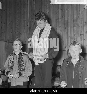 Championnats de natation à Emmen, 50 mètres, garçons de moins de douze ans, 8 août 1965, championnats, nageurs, pays-Bas, agence de presse du xxe siècle photo, nouvelles à retenir, documentaire, photographie historique 1945-1990, histoires visuelles, L'histoire humaine du XXe siècle, immortaliser des moments dans le temps Banque D'Images