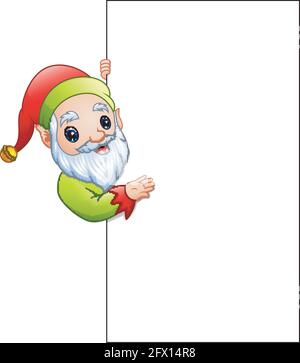 Dessin animé orf de noël montrant un signe vierge Illustration de Vecteur