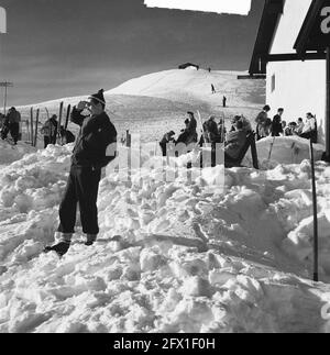 Famille royale à Sankt Anton. Sports d'hiver, 29 décembre 1950, tourisme, sports d'hiver, Pays-Bas, Agence de presse du XXe siècle photo, nouvelles à retenir, documentaire, photographie historique 1945-1990, histoires visuelles, L'histoire humaine du XXe siècle, immortaliser des moments dans le temps Banque D'Images