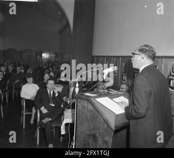 KVP-landdag à Utrecht, m. van Doom et vos, 24 février 1962, pays-Bas, Agence de presse du XXe siècle photo, nouvelles à retenir, documentaire, photographie historique 1945-1990, histoires visuelles, L'histoire humaine du XXe siècle, immortaliser des moments dans le temps Banque D'Images