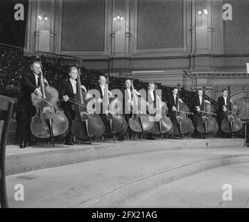 Concertgebouw Orchestra, 6 février 1946, pays-Bas, agence de presse du XXe siècle photo, news to remember, documentaire, photographie historique 1945-1990, histoires visuelles, L'histoire humaine du XXe siècle, immortaliser des moments dans le temps Banque D'Images