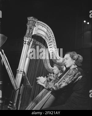 Concertgebouw Orchestra, 6 février 1946, pays-Bas, Agence de presse du XXe siècle photo, nouvelles à retenir, documentaire, photographie historique 1945-1990, histoires visuelles, L'histoire humaine du XXe siècle, immortaliser des moments dans le temps Banque D'Images