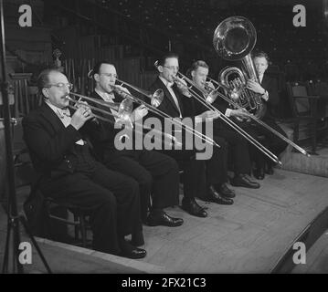 Concertgebouw Orchestra, 6 février 1946, pays-Bas, agence de presse du XXe siècle photo, news to remember, documentaire, photographie historique 1945-1990, histoires visuelles, L'histoire humaine du XXe siècle, immortaliser des moments dans le temps Banque D'Images