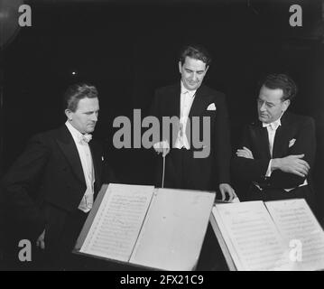 Concertgebouw Orchestra, 6 février 1946, pays-Bas, Agence de presse du XXe siècle photo, nouvelles à retenir, documentaire, photographie historique 1945-1990, histoires visuelles, L'histoire humaine du XXe siècle, immortaliser des moments dans le temps Banque D'Images