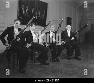 Concertgebouw Orchestra, 6 février 1946, pays-Bas, Agence de presse du XXe siècle photo, nouvelles à retenir, documentaire, photographie historique 1945-1990, histoires visuelles, L'histoire humaine du XXe siècle, immortaliser des moments dans le temps Banque D'Images