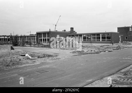 Lelystad. Panneaux (East Flevopolder). Numéro 25 l'école, 14 août 1967, écoles, pays-Bas, agence de presse du xxe siècle photo, nouvelles à retenir, documentaire, photographie historique 1945-1990, histoires visuelles, L'histoire humaine du XXe siècle, immortaliser des moments dans le temps Banque D'Images