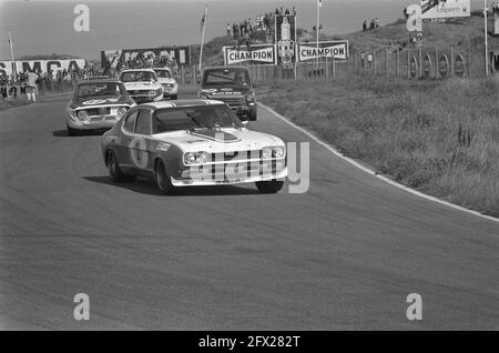 Levis Challenge Cup course sur le circuit de Zandvoort (European Touring car Cup), Capri de masse et Larousse en action, 20 août 1972, courses automobiles, circuits, Pays-Bas, Agence de presse du XXe siècle photo, nouvelles à retenir, documentaire, photographie historique 1945-1990, histoires visuelles, L'histoire humaine du XXe siècle, immortaliser des moments dans le temps Banque D'Images