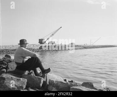 Marken une semaine de plus, 2 octobre 1957, îles, pays-Bas, agence de presse du xxe siècle photo, nouvelles à retenir, documentaire, photographie historique 1945-1990, histoires visuelles, L'histoire humaine du XXe siècle, immortaliser des moments dans le temps Banque D'Images