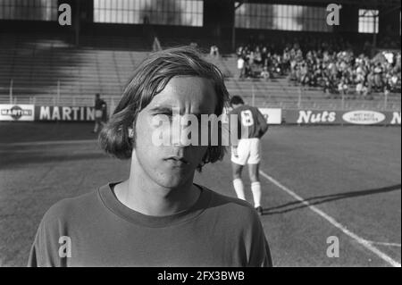 Ajax contre Liège standard, match amical. Directeur Johan Neeskens (Ajax), 11 août 1970, sports, football, pays-Bas, agence de presse du xxe siècle photo, nouvelles à retenir, documentaire, photographie historique 1945-1990, histoires visuelles, L'histoire humaine du XXe siècle, immortaliser des moments dans le temps Banque D'Images