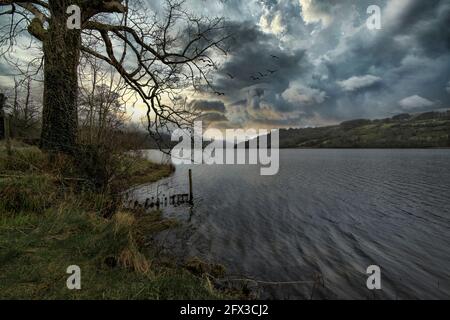 Glencar Lough, Co.Leitrim, Irlande Banque D'Images