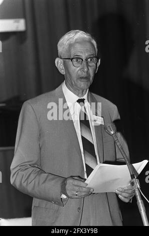 Troisième Congrès international du Log. Méthodologie et philosophie de la science à Kras. Numéro 17 Professeur A. Heyting, 25 août 1967, Congrès, pays-Bas, agence de presse du xxe siècle photo, nouvelles à retenir, documentaire, photographie historique 1945-1990, histoires visuelles, L'histoire humaine du XXe siècle, immortaliser des moments dans le temps Banque D'Images