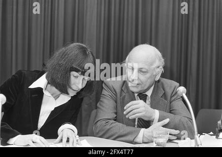 Evert Vermeer Fondation de PvdA organisé à Hilversum conférence sous la devise travail, également dans le tiers monde, 17 février 1979, conférences, pays-Bas, agence de presse du XXe siècle photo, nouvelles à retenir, documentaire, photographie historique 1945-1990, histoires visuelles, L'histoire humaine du XXe siècle, immortaliser des moments dans le temps Banque D'Images