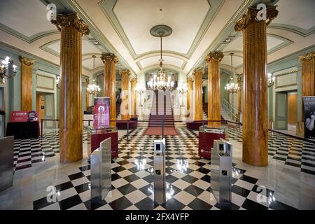 Barcelone. Catalogne. Espagne. L'opéra Gran Teatre del Liceu Banque D'Images