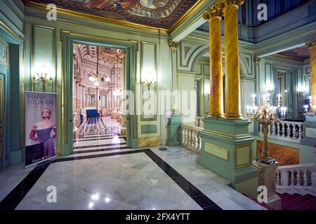 Barcelone. Catalogne. Espagne. L'opéra Gran Teatre del Liceu Banque D'Images