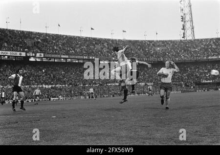 Feyenoord contre Tottenham Hotspur 2-0, finale de la coupe UEFA, 29 mai 1974, sports, football, Pays-Bas, Agence de presse du XXe siècle photo, nouvelles à retenir, documentaire, photographie historique 1945-1990, histoires visuelles, L'histoire humaine du XXe siècle, immortaliser des moments dans le temps Banque D'Images