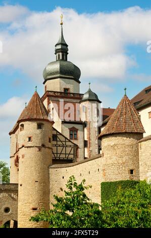 Forteresse de Marienberg, Wurzburg, Allemagne Banque D'Images