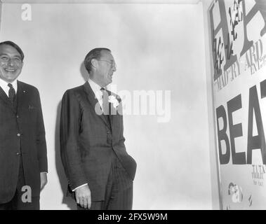 Le Prince Bernhard a ouvert le bâtiment de la Turnac Tabacco Company NV, le 11 mai 1966, bâtiments, ouvertures, Pays-Bas, Agence de presse du XXe siècle photo, nouvelles à retenir, documentaire, photographie historique 1945-1990, histoires visuelles, L'histoire humaine du XXe siècle, immortaliser des moments dans le temps Banque D'Images