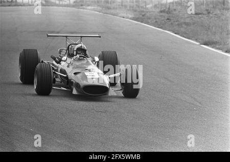 Grand Prix 68 Zandvoort .Chris Amon (Ferrari), 23 juin 1968, sports automobiles, pays-Bas, agence de presse du xxe siècle photo, nouvelles à retenir, documentaire, photographie historique 1945-1990, histoires visuelles, L'histoire humaine du XXe siècle, immortaliser des moments dans le temps Banque D'Images