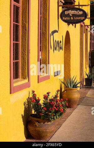 El Charro Cafe à Barrio Viejo, le vieux quartier historique de Tucson Banque D'Images