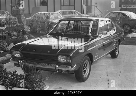 Jeudi prochain commence la 58e exposition RAI de voitures de tourisme. Ford Capri, 11 février 1969, voitures, commerce de voitures, Salons, expositions, pays-Bas, Agence de presse du XXe siècle photo, news to remember, documentaire, photographie historique 1945-1990, histoires visuelles, L'histoire humaine du XXe siècle, immortaliser des moments dans le temps Banque D'Images