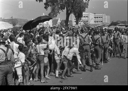 Indonésie, Jakarta, défilé en faveur du jour de l'indépendance, 20 août 1971, parades, pays-Bas, agence de presse du xxe siècle photo, nouvelles à retenir, documentaire, photographie historique 1945-1990, histoires visuelles, L'histoire humaine du XXe siècle, immortaliser des moments dans le temps Banque D'Images