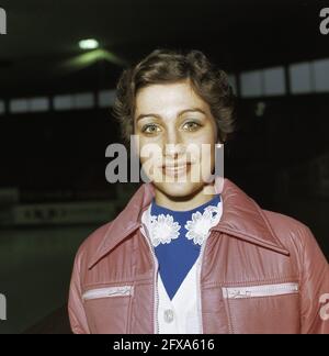 Diane de Leeuw (formation pays-Bas), titre, 1974, PATINAGE, sports, Pays-Bas, Agence de presse du XXe siècle photo, nouvelles à retenir, documentaire, photographie historique 1945-1990, histoires visuelles, L'histoire humaine du XXe siècle, immortaliser des moments dans le temps Banque D'Images