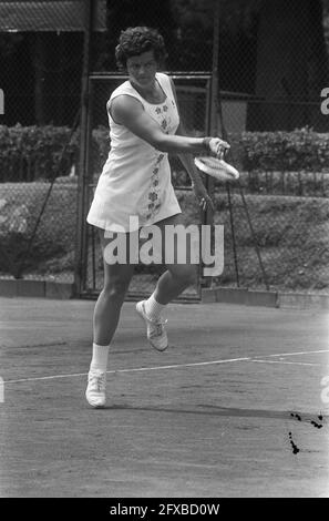 Milk House des Championnats internationaux de tennis, Betty cuisinière, 19 juillet 1973, championnats, Tennis, pays-Bas, Agence de presse du XXe siècle photo, news to remember, documentaire, photographie historique 1945-1990, histoires visuelles, L'histoire humaine du XXe siècle, immortaliser des moments dans le temps Banque D'Images