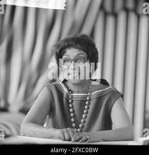 Josephine Baker au château les Milandes Portrait J. B., 26 juin 1961, pays-Bas, agence de presse du XXe siècle photo, nouvelles à retenir, documentaire, photographie historique 1945-1990, histoires visuelles, L'histoire humaine du XXe siècle, immortaliser des moments dans le temps Banque D'Images