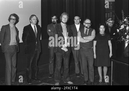 Jubilee Celebration Bond van Fabrikanten van Betonwaren in Nederland (BFBN) in RAI, 15 décembre 1972, anniversaires, pays-Bas, agence de presse du xxe siècle photo, nouvelles à retenir, documentaire, photographie historique 1945-1990, histoires visuelles, L'histoire humaine du XXe siècle, immortaliser des moments dans le temps Banque D'Images