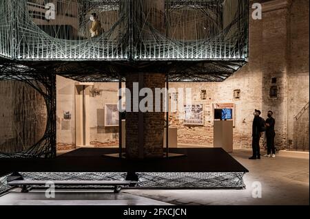 Culture des matériaux. 17e Biennale d'architecture de Venise, Venise, Italie. Architecte : divers, 2021. Banque D'Images
