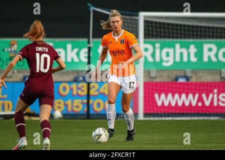 Falkirk, Lanarkshire du Nord, Royaume-Uni. 26 mai 2021. Jenna Clark (#12) du Glasgow City FC pendant la Scottish Building Society Scottish Women's Premier League 1 Fixture Glasgow City FC vs Heart of Midlothian FC, Falkirk Stadium, Falkirk, North Lanarkshire, 26/05/2021 | Credit Alamy Live News Banque D'Images