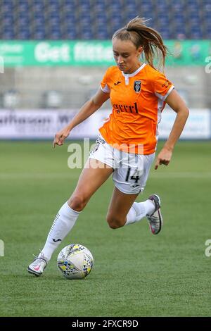 Falkirk, Lanarkshire du Nord, Royaume-Uni. 26 mai 2021. Leanne Ross (#16) du Glasgow City FC pendant la Scottish Building Society Scottish Women's Premier League 1 Fixture Glasgow City FC vs Heart of Midlothian FC, Falkirk Stadium, Falkirk, North Lanarkshire, 26/05/2021 | Credit Alamy Live News Banque D'Images