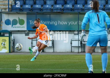 Falkirk, Lanarkshire du Nord, Royaume-Uni. 26 mai 2021. Priscila Chinchilla (#21) du Glasgow City FC pendant la Scottish Building Society Scottish Women's Premier League 1 Fixture Glasgow City FC vs Heart of Midlothian FC, Falkirk Stadium, Falkirk, North Lanarkshire, 26/05/2021 | Credit Alamy Live News Banque D'Images