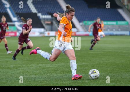 Falkirk, Lanarkshire du Nord, Royaume-Uni. 26 mai 2021. JO Love (#6) du Glasgow City FC pendant la Scottish Building Society Scottish Women's Premier League 1 Fixture Glasgow City FC vs Heart of Midlothian FC, Falkirk Stadium, Falkirk, North Lanarkshire, 26/05/2021 | Credit Alamy Live News Banque D'Images