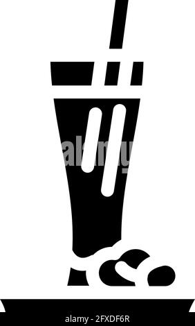 drapeau espagne glyphe icône illustration vectorielle Illustration de Vecteur