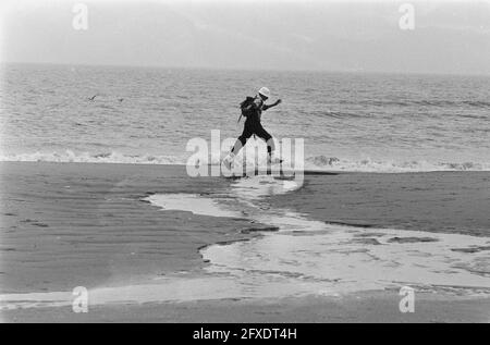 Start Strandzesdaagse à Hoek van Holland, 21 juillet 1986, pays-Bas, agence de presse du XXe siècle photo, news to remember, documentaire, photographie historique 1945-1990, histoires visuelles, L'histoire humaine du XXe siècle, immortaliser des moments dans le temps Banque D'Images