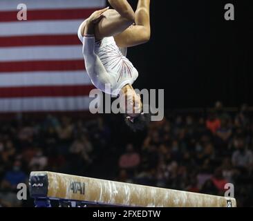 22 mai 2021 : lors de la GK U.S. Classic 2021 au centre des congrès de l'Indiana à Indianapolis, IN. Kyle Okita/CSM Banque D'Images