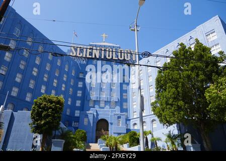 Los Angeles, Californie, États-Unis 26 mai 2021 UNE vue générale de l'atmosphère de l'église de Scientologie Building le 26 mai 2021 à Los Angeles, Californie, États-Unis. Photo par Barry King/Alay stock photo Banque D'Images