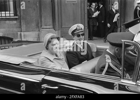 Deuxième jour de la visite royale en Belgique, arrivée et visite au Plantijnmuseum, 31 mai 1960, arrivées, visites, Pays-Bas, Agence de presse du XXe siècle photo, nouvelles à retenir, documentaire, photographie historique 1945-1990, histoires visuelles, L'histoire humaine du XXe siècle, immortaliser des moments dans le temps Banque D'Images