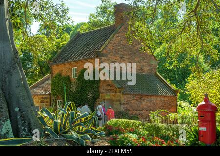 Cook's Cottage, Fitzroy Gardens, Melbourne, Victoria, Australie Banque D'Images