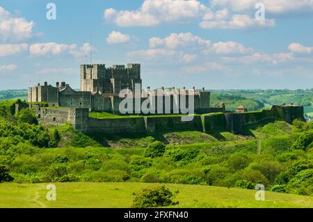 Le château de Douvres, Dover, Kent, Angleterre Banque D'Images