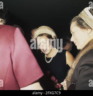 Réunion de la Société des maires à Utrecht, avec la participation de HM et HRH Princess Beatrix, Beatrix, 6 novembre 1968, reines, réunions, Pays-Bas, Agence de presse du XXe siècle photo, nouvelles à retenir, documentaire, photographie historique 1945-1990, histoires visuelles, L'histoire humaine du XXe siècle, immortaliser des moments dans le temps Banque D'Images