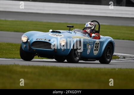 Kevin Kivlochan, AC Cobra, HSCC Historic Road Sports Championships, Historic Sports car Club, HSCC, International Trophy Meeting, Silverstone Grand Pr Banque D'Images