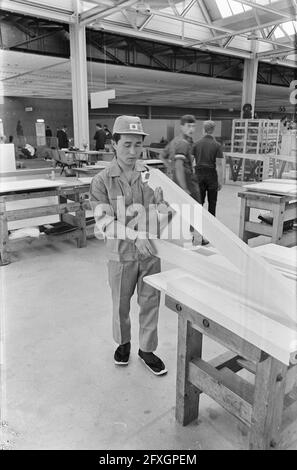 Quinzième Concours international de formation professionnelle à Utrecht, un participant japonais, 20 juin 1966, NOMINATIONS, Participants, concours, pays-Bas, photo de l'agence de presse du XXe siècle, nouvelles à retenir, documentaire, photographie historique 1945-1990, histoires visuelles, L'histoire humaine du XXe siècle, immortaliser des moments dans le temps Banque D'Images