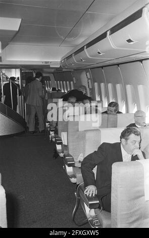 Vol avec Boeing 747 à Rome depuis l'aéroport de Schiphol, le 27 février 1971, avions, pays-Bas, agence de presse du xxe siècle photo, nouvelles à retenir, documentaire, photographie historique 1945-1990, histoires visuelles, L'histoire humaine du XXe siècle, immortaliser des moments dans le temps Banque D'Images