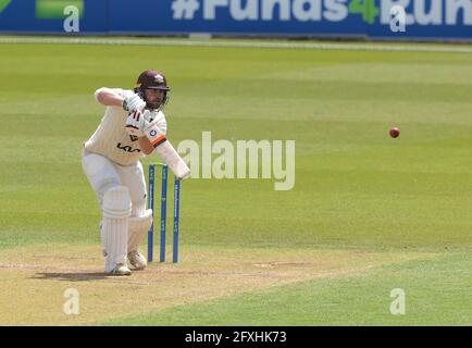 27 mai 2021. Londres, Royaume-Uni. Comme Surrey prendre Gloucestershire dans le championnat de comté à la Kia Oval, premier jour. David Rowe/Alay Live News. Banque D'Images