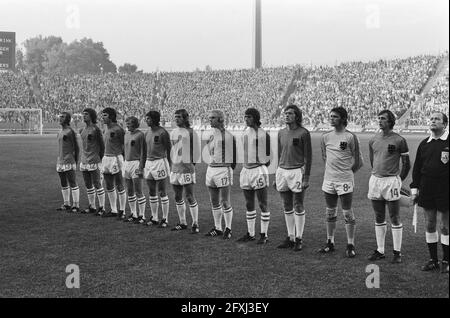 Coupe du monde 74, pays-Bas contre l'Argentine 4-0; non 8, 10 équipe nationale néerlandaise, 26 juin 1974, équipes, sports, Football, championnats du monde, pays-Bas, agence de presse du XXe siècle photo, news to remember, documentaire, photographie historique 1945-1990, histoires visuelles, L'histoire humaine du XXe siècle, immortaliser des moments dans le temps Banque D'Images