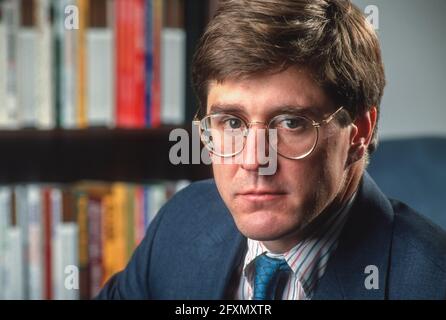 WASHINGTON, DC, Etats-Unis, 5 DÉCEMBRE 1994 - Stephen Moore, au CATO Institute. Banque D'Images