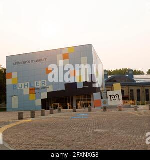 Le Musée des enfants de Winnipeg, Manitoba, Canada. Le musée se trouve au Buhler Welcome Center à la fourche. Banque D'Images